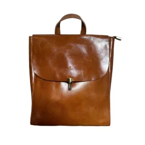 Uppdoo Voyage Classic Backpack in Cognac