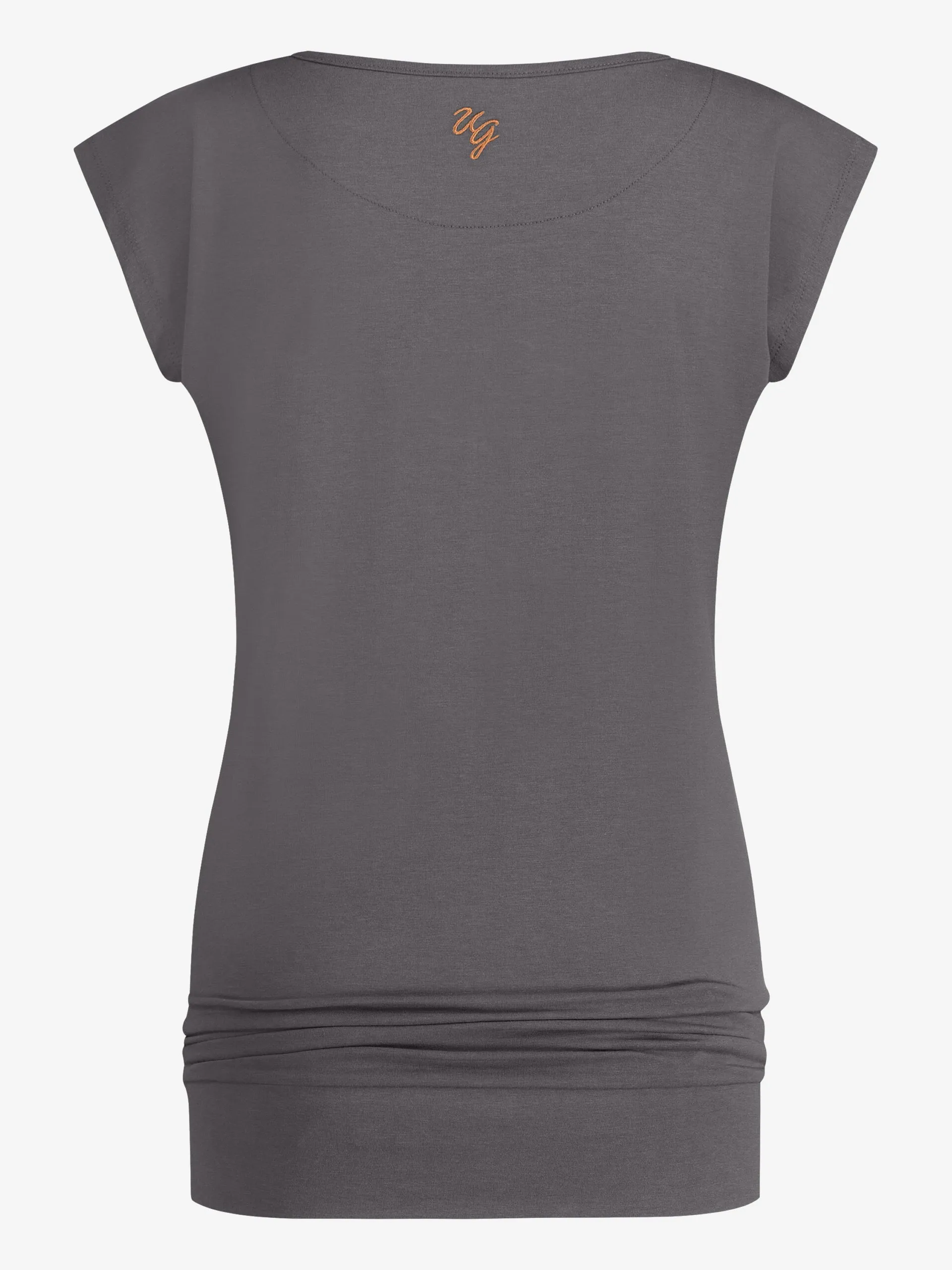 Urban Goddess Asana Yoga Tee - Charcoal