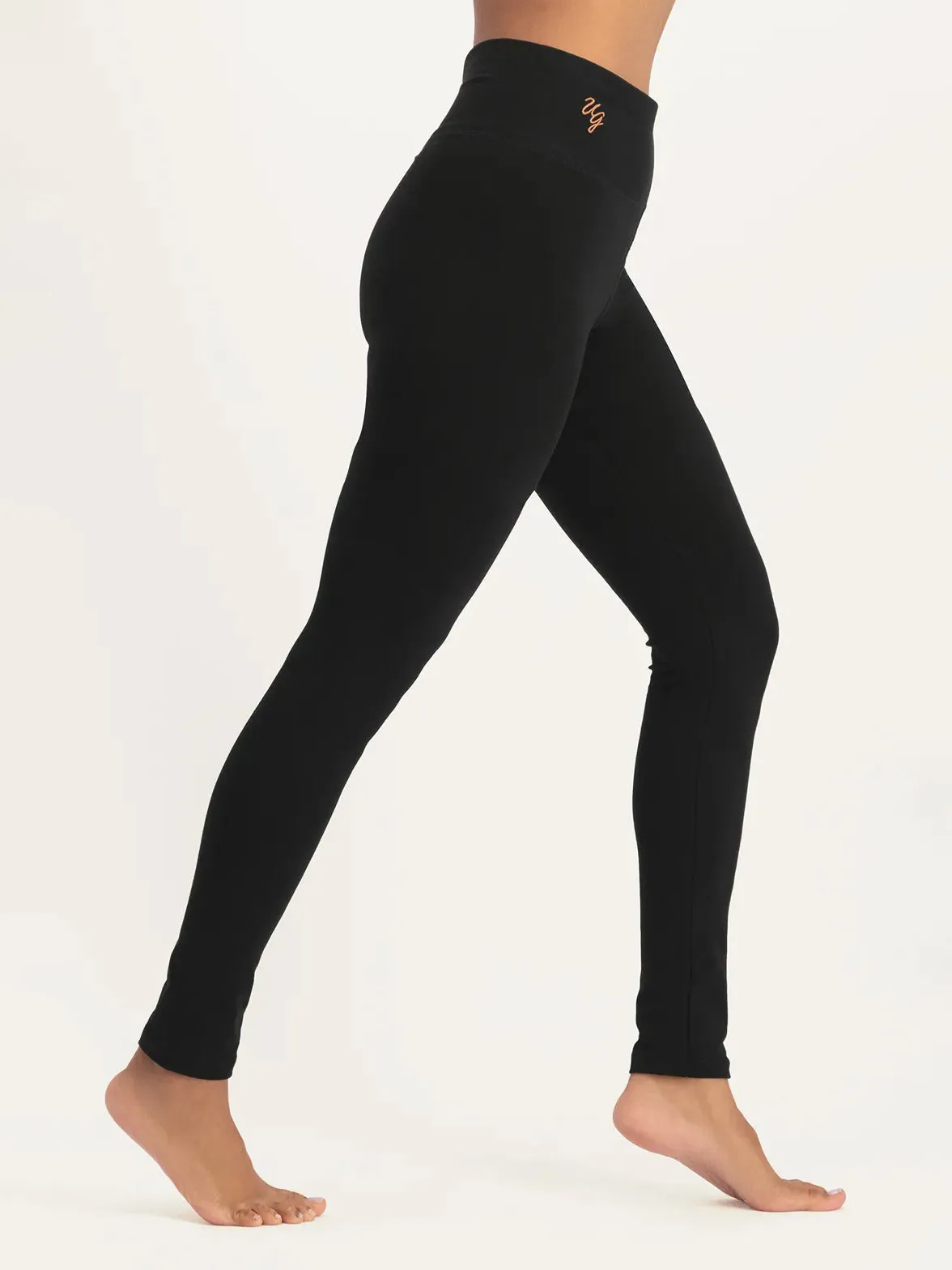 Urban Goddess Bhaktified Yoga Leggings - Onyx Black