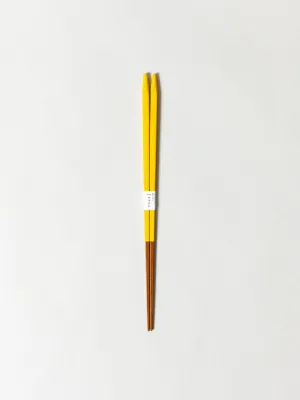 Urushi Slim Chopsticks, Yellow