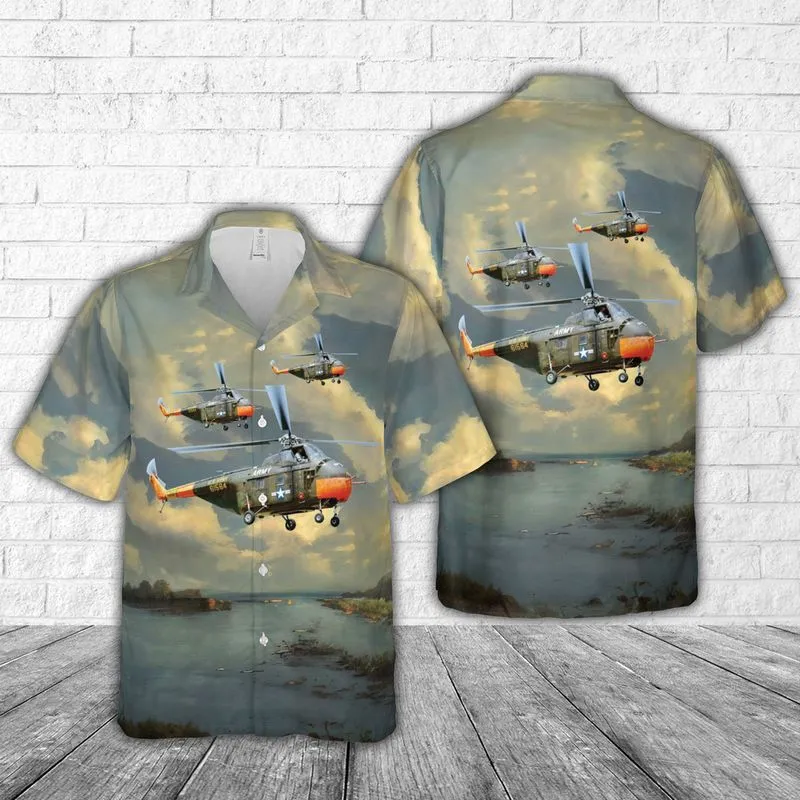 US Army UH-19D Chickasaw Hawaiian Shirt