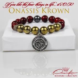 U.S. Marine Corp Bead Bracelet