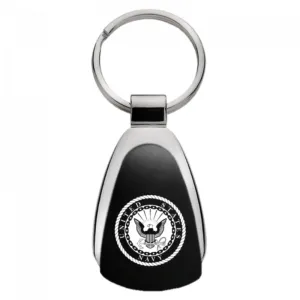 U.S. Navy Teardrop Key Fob - Black