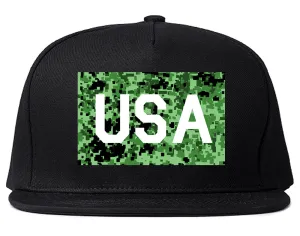 USA Digital Camo Army Mens Snapback Hat