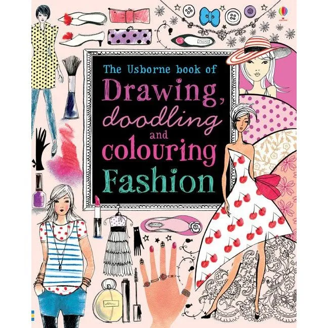 Usborne drawing, doodling and colouring fashion