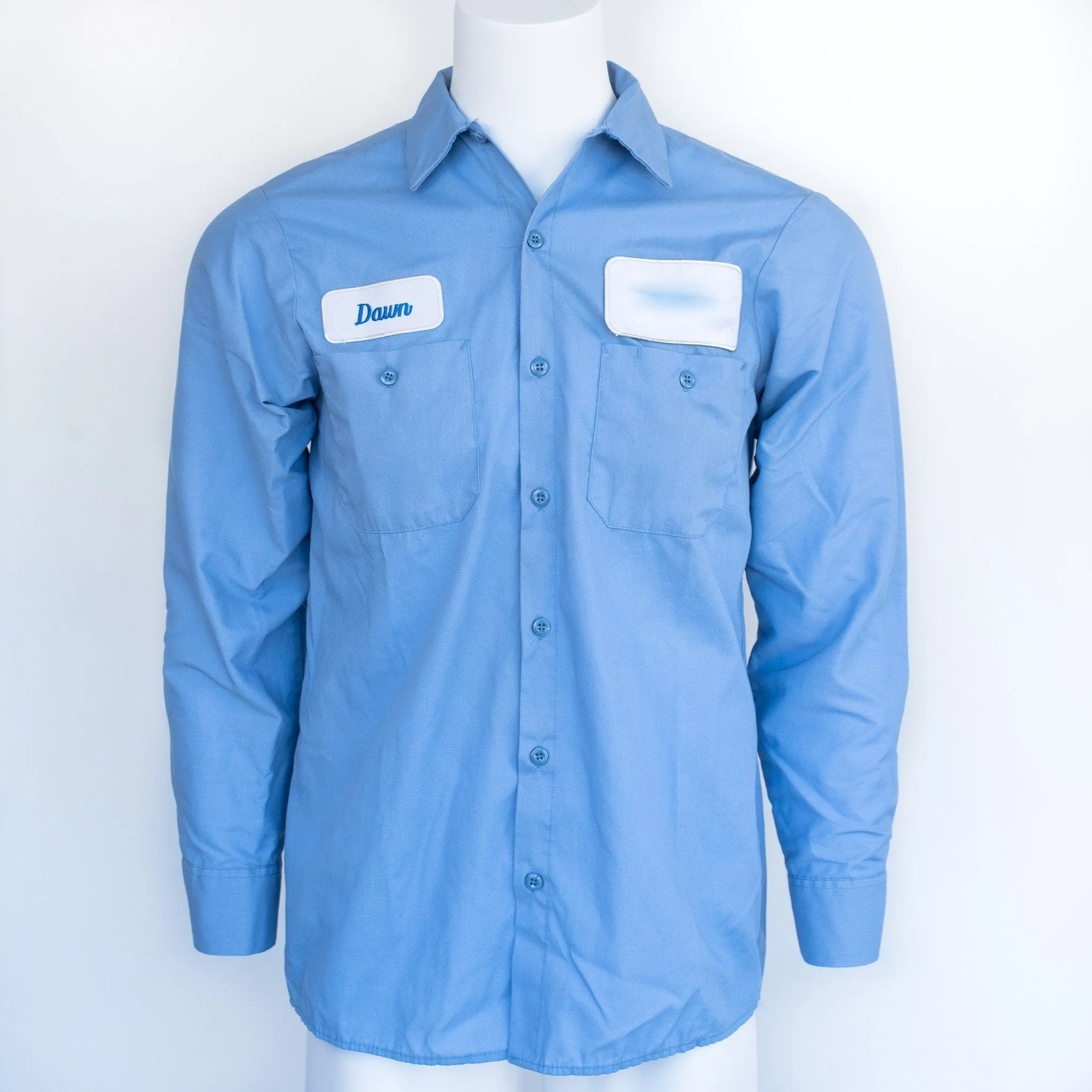 Used Standard Solid Color Work Shirt - Long Sleeve