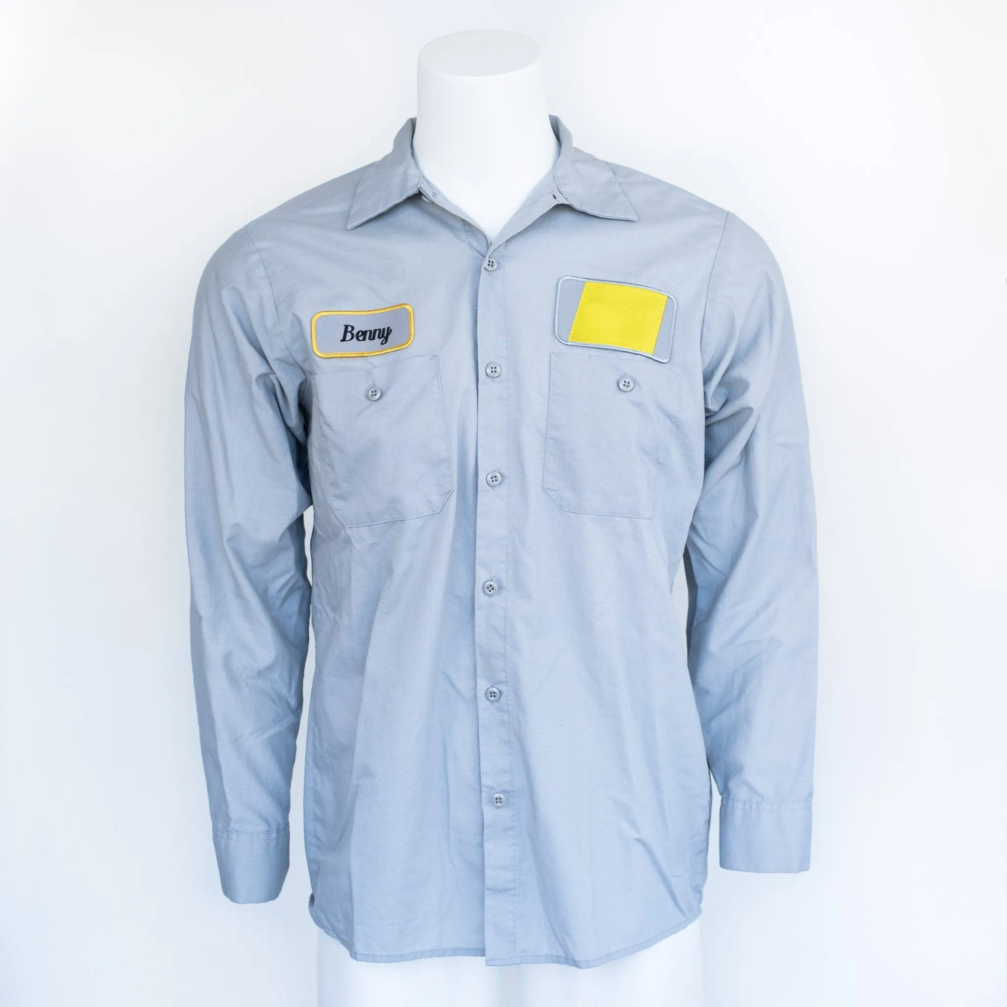 Used Standard Solid Color Work Shirt - Long Sleeve