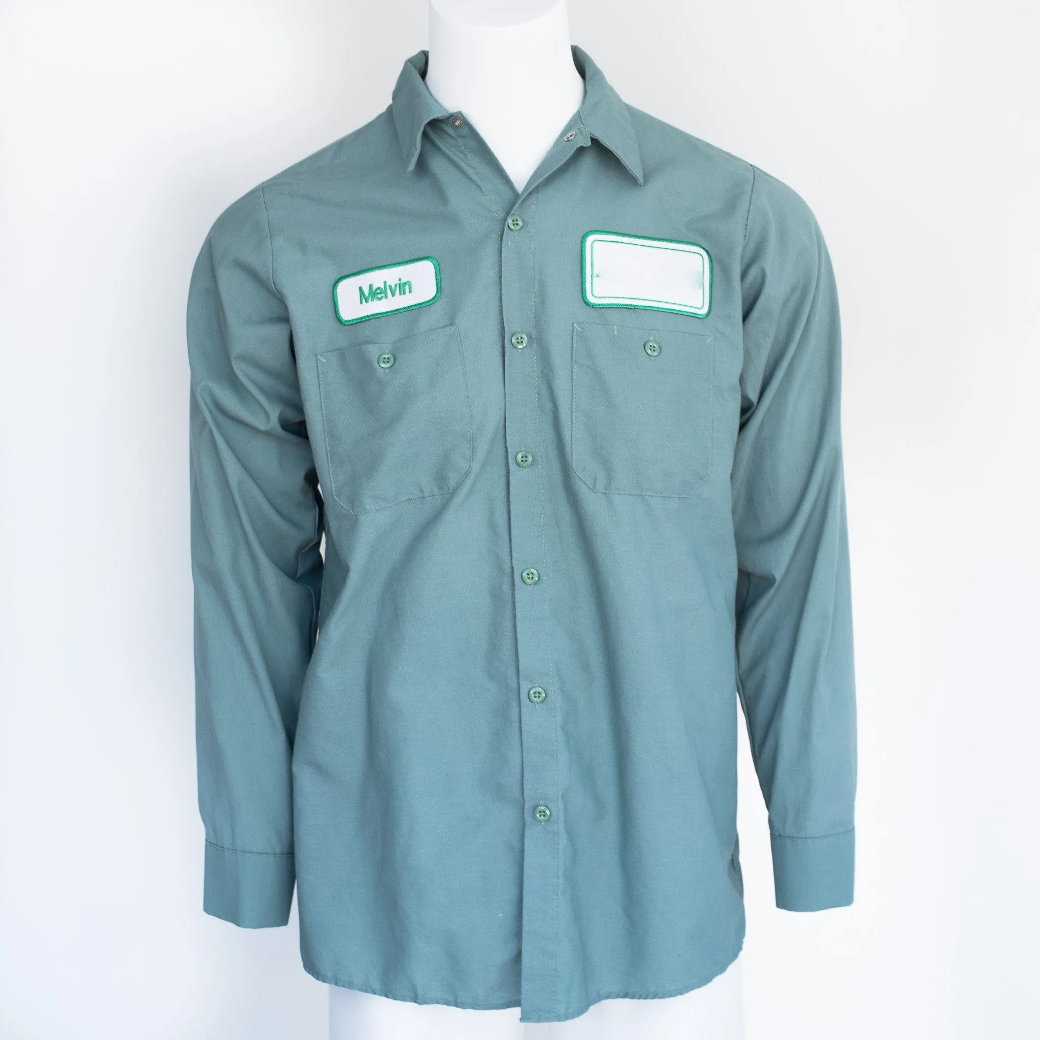 Used Standard Solid Color Work Shirt - Long Sleeve