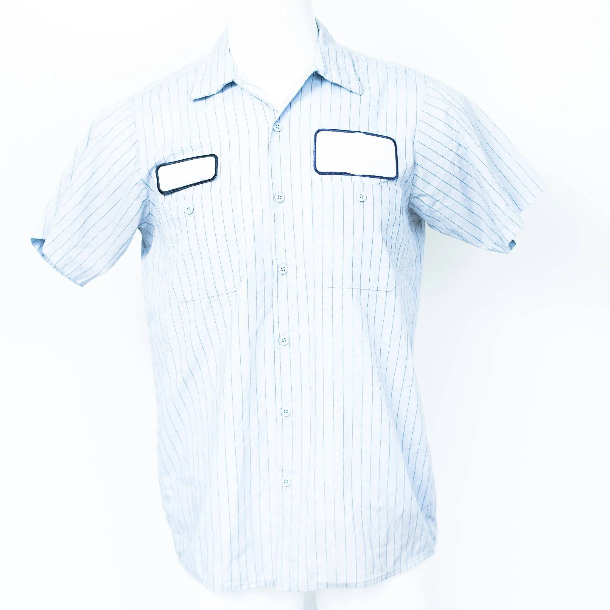 Used Standard Stripe Work Shirt - Short Sleeve