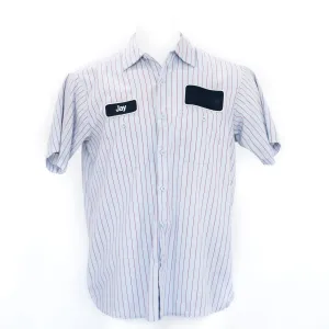 Used Standard Stripe Work Shirt - Short Sleeve