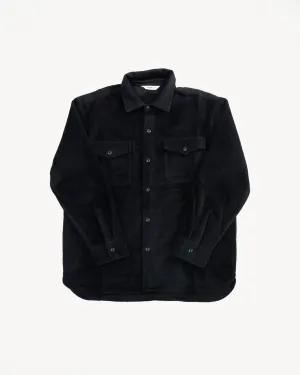 USN Overshirt Wool, Angora  - Black