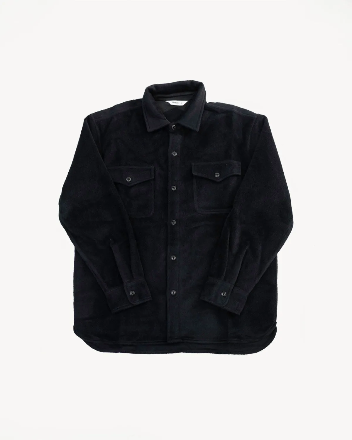 USN Overshirt Wool, Angora  - Black