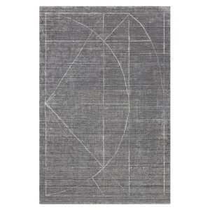 Uttermost Costilla Modern Gray 6 X 9 Rug