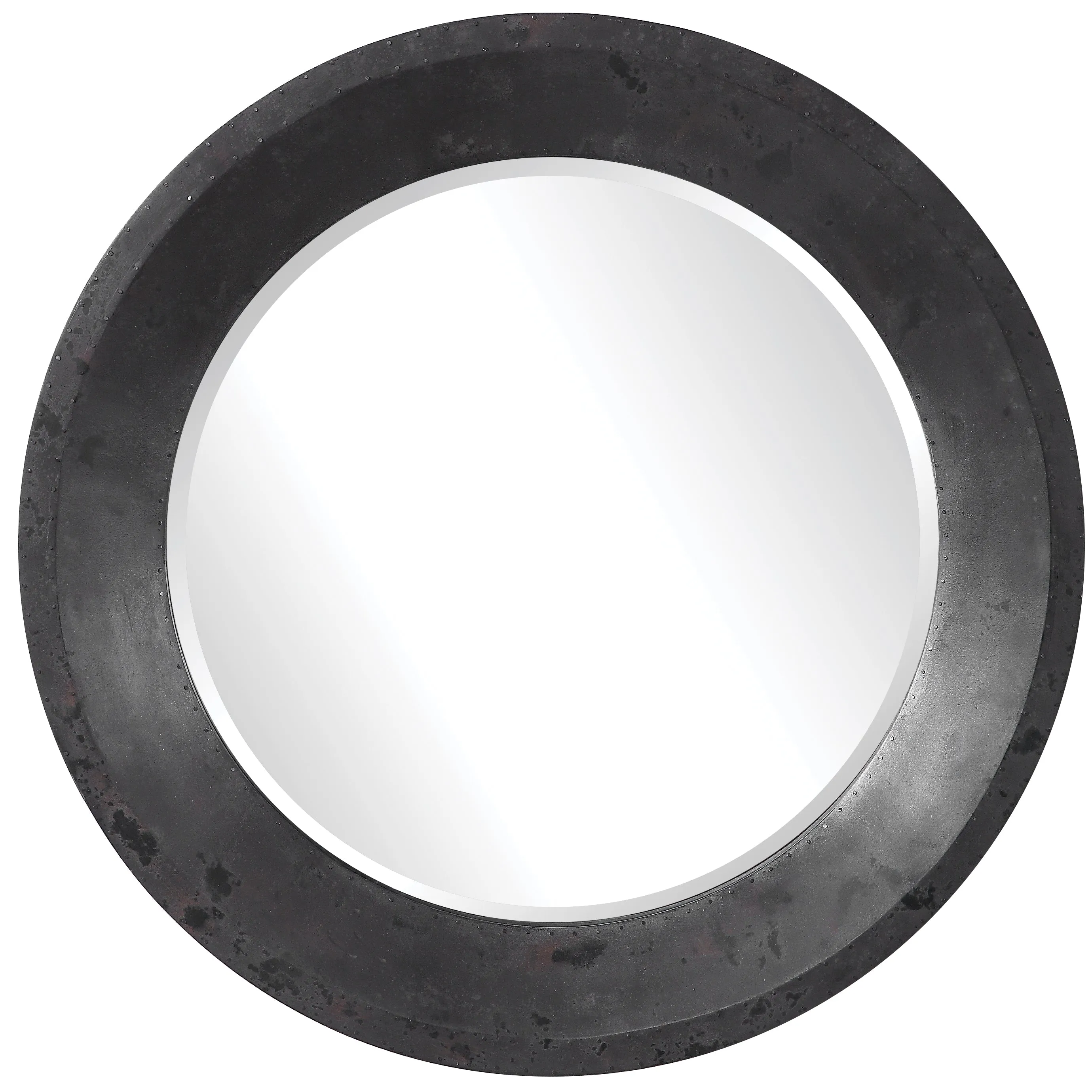 Uttermost Frazier Round Industrial Mirror