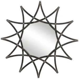 Uttermost Solaris Iron Star Mirror