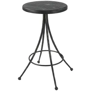 Uttermost Sona Black Counter Stool