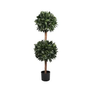 UV Bay Laurel Double Ball Topiary - 48 Inch