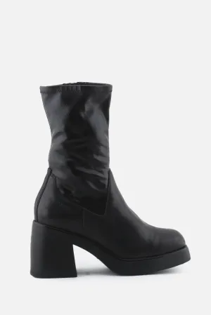 Vagabond Zipper Block Ankle Boots | 100% Authentic Leather