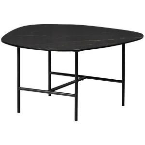 Vajen Black Marble Look Coffee Table