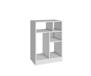 Valenca Bookcase 1.0 with 5 shelves in White