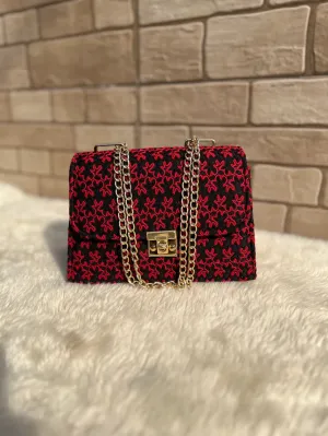 Valentines Edition” Crossbody Bag with Golden Chain