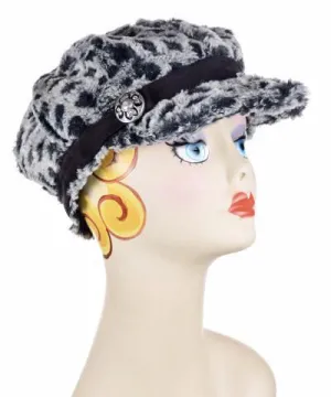 Valerie Cap Style - Luxury Faux Fur in Snow Owl  - Sold Out!