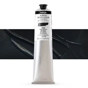 VALLEJO Acrylic Artist 309: 200 ML. Mars Black