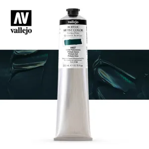 VALLEJO ACRYLIC ARTIST 407: 60 ML. PHTHALO GREEN