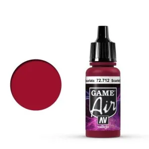 Vallejo GAME AIR 712-17ML. SCARLETT RED