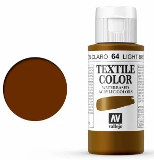 VALLEJO TEXTILE COLOR 64: 60 ML. MARRON CLARO