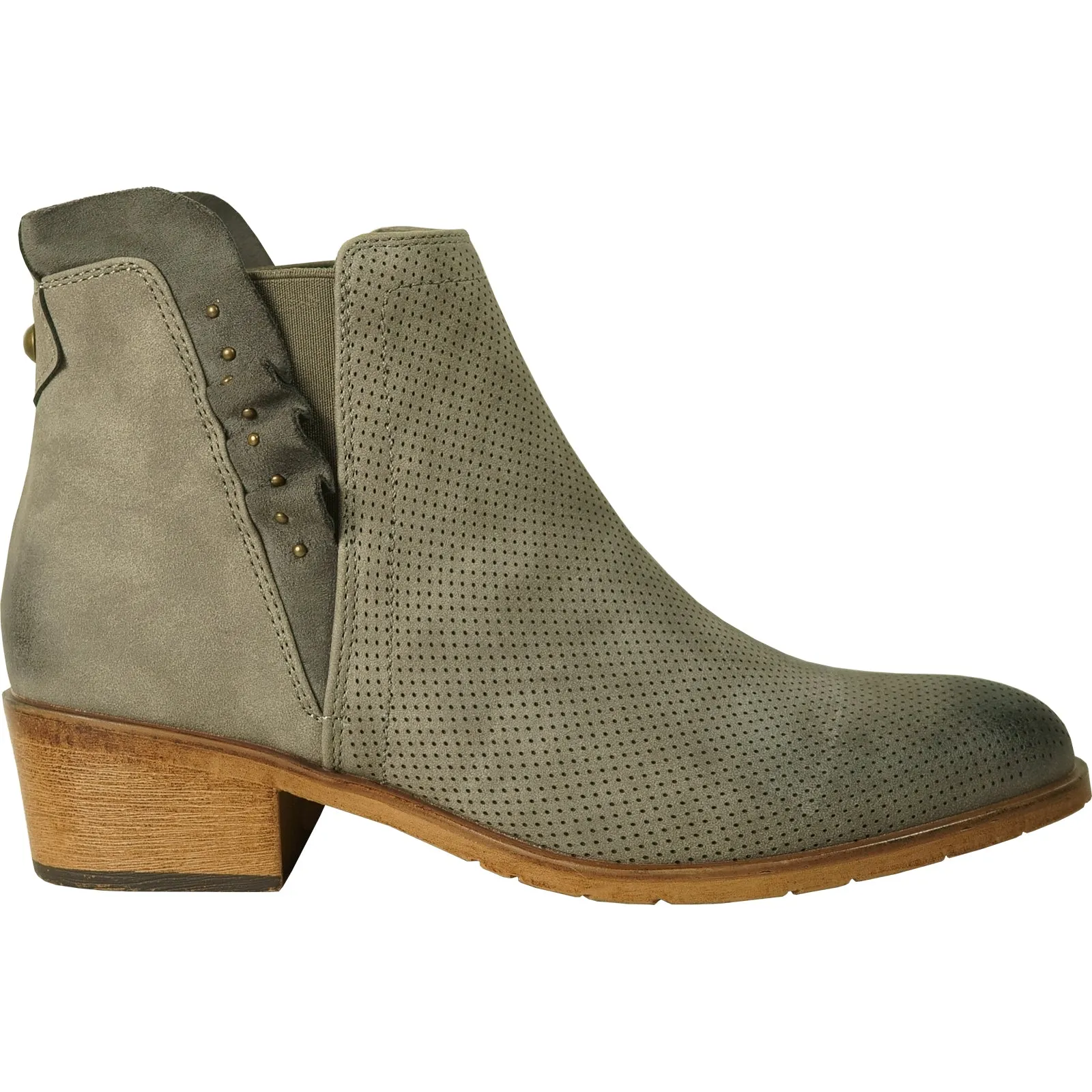 VANGELO Women Boot HF0402 Ankle Dress Boot Grey