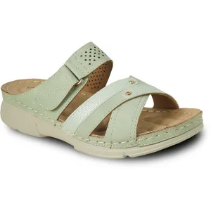 VANGELO Women Sandal CATHY-2 Wedge Sandal Light Green