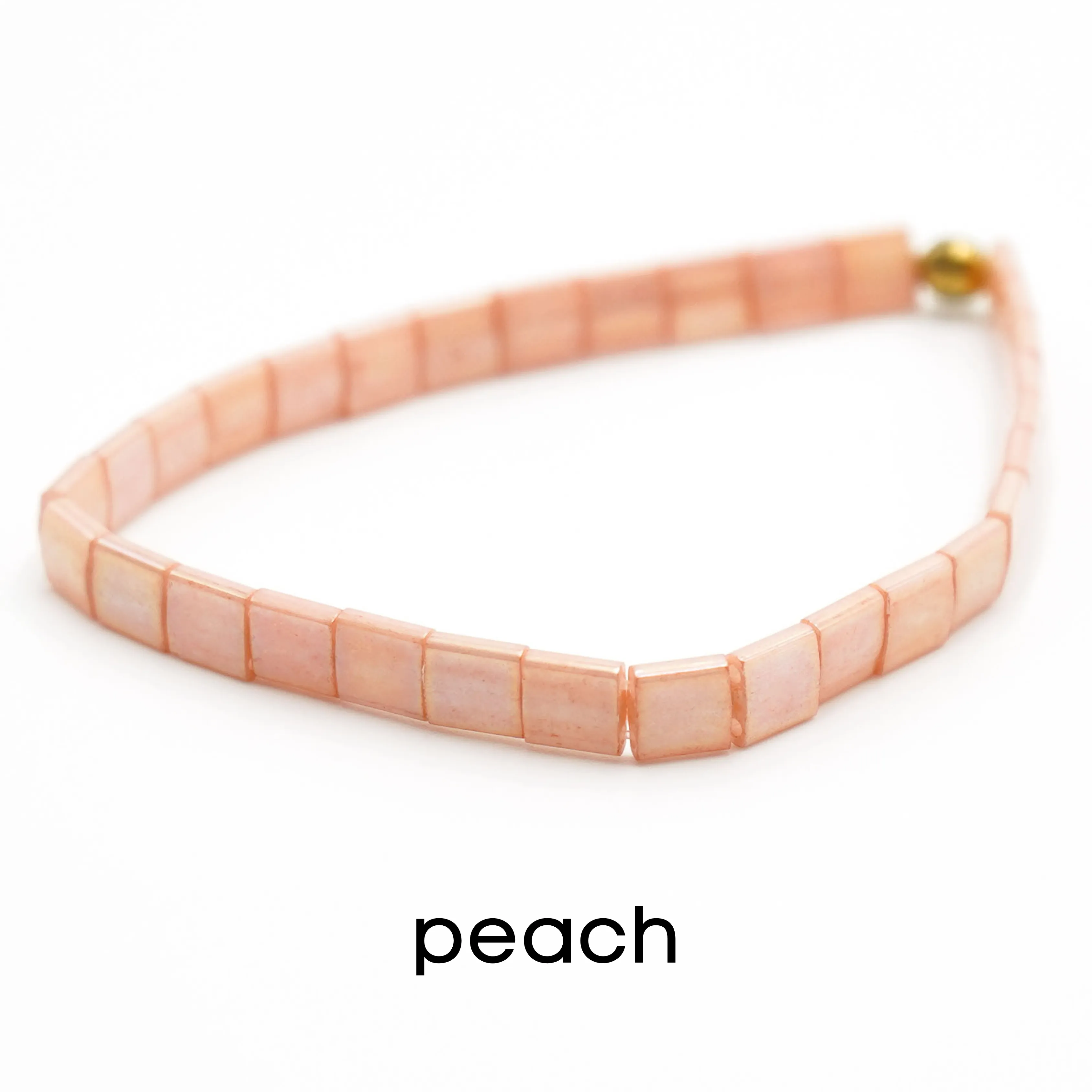 VANILLA BLUSH - Tila Bead Bracelets