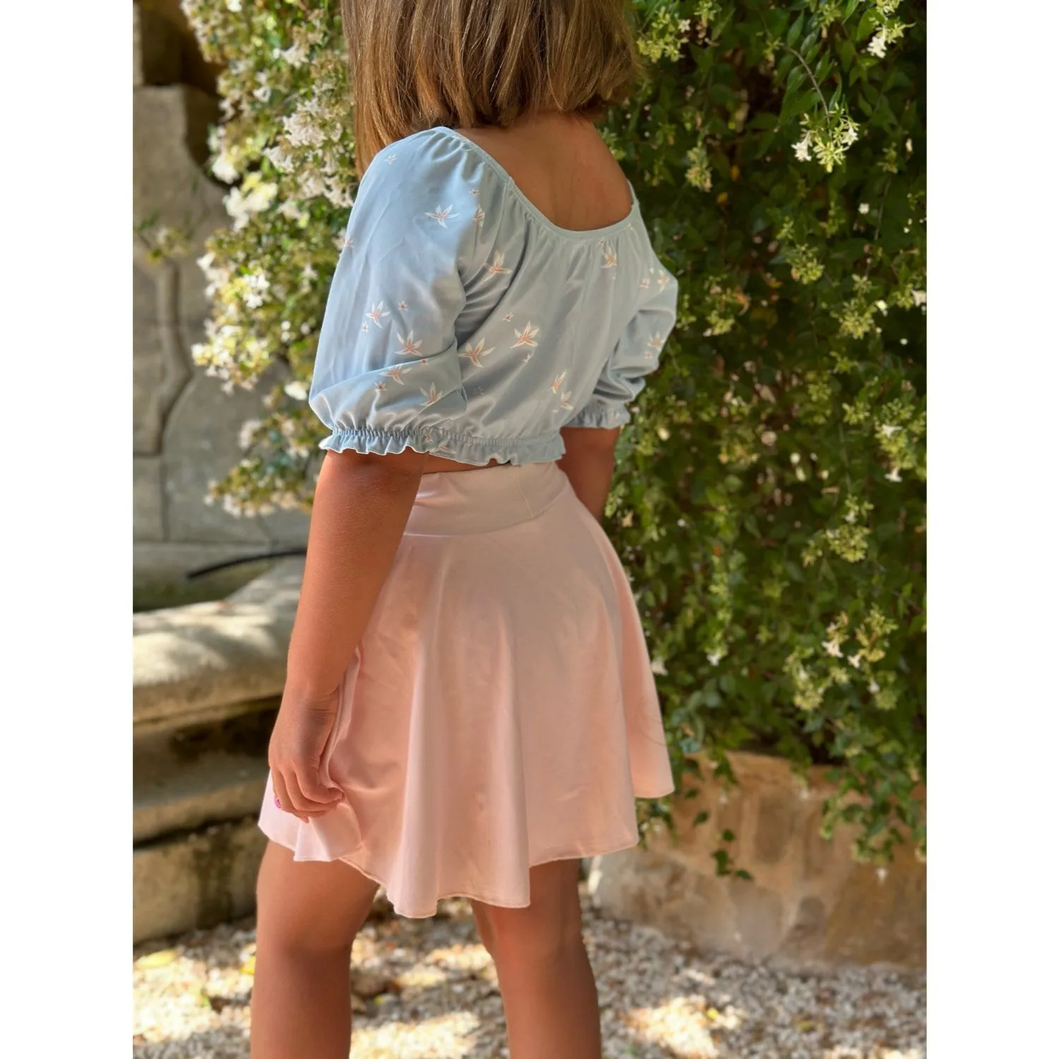 Vanilla COPENHAGEN English Rose swim skirt with shorts