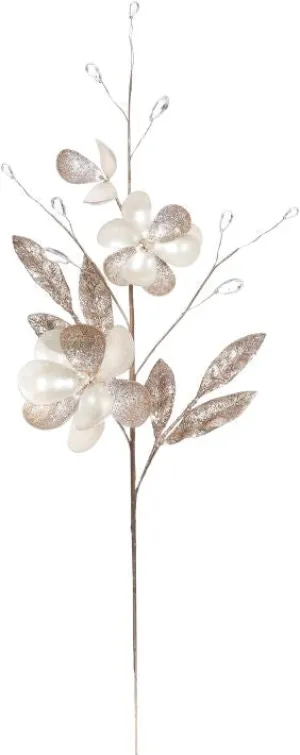 Vara de magnolia con glitter 81cm / 32" Magnolia glitter spray