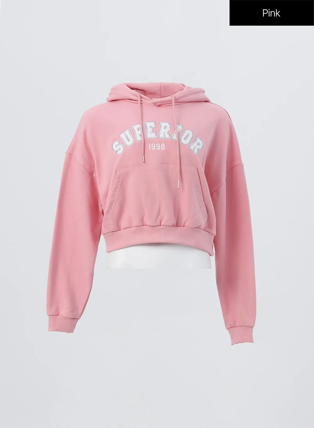 Varsity Cropped Hooded Sweatshirt OS326