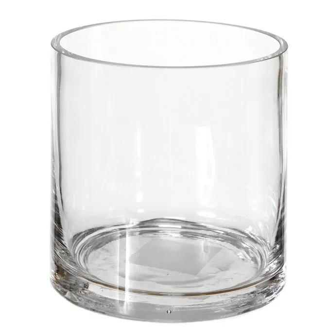 Vase en verre rond 5 po clair