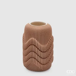 Vaso 3D Sinuoso ceramica-porcellana EDG Enzo De Gasperi