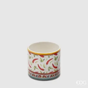 Vaso ceramica con decoro Sicily EDG Enzo De Gasperi