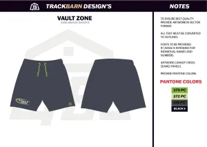 Vault-Zone- Mens Knit Shorts 9"