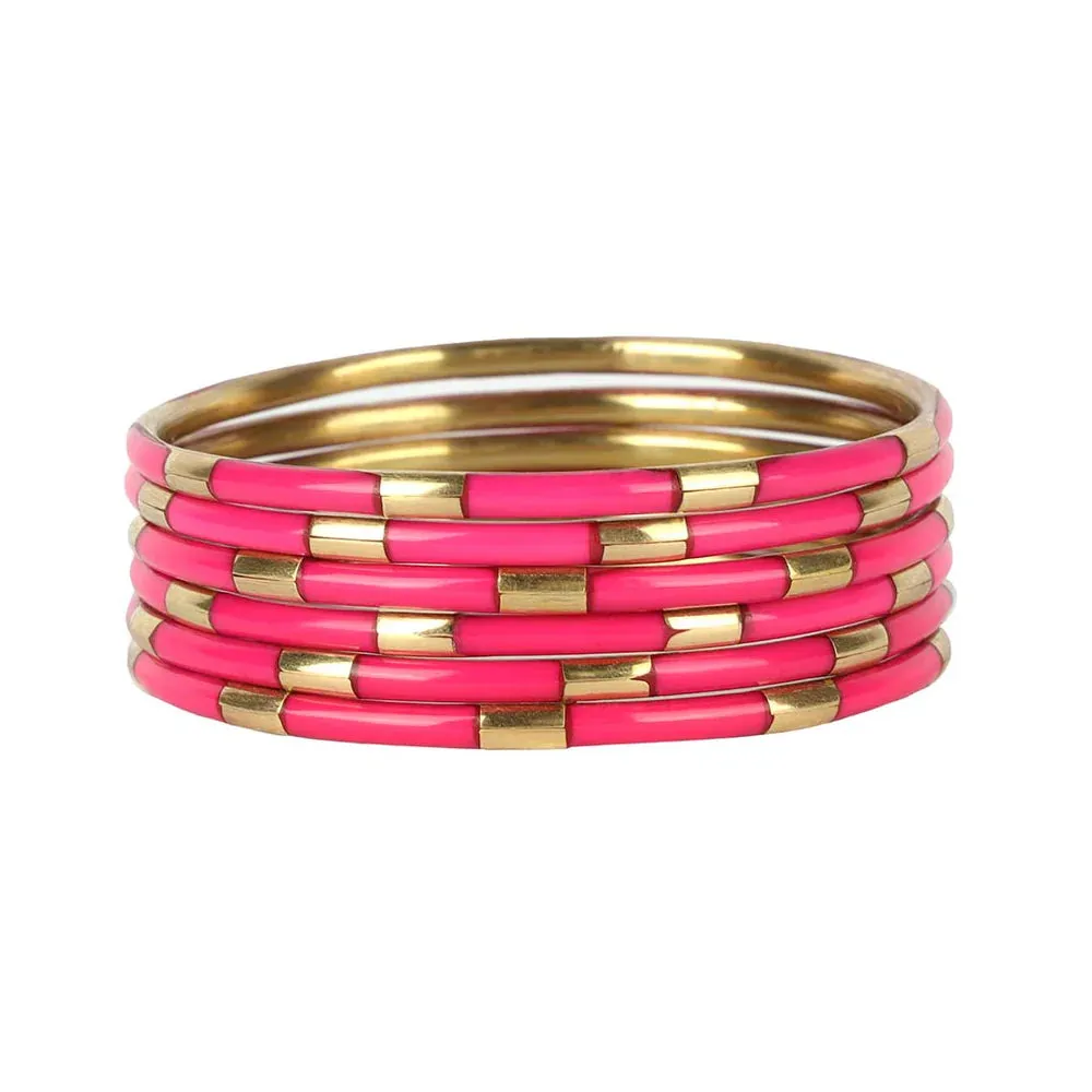 Veda Bangles- Set Of 6 (available in multiple colors)