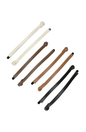 Vegan Leather Bobby Pin 8-Pack