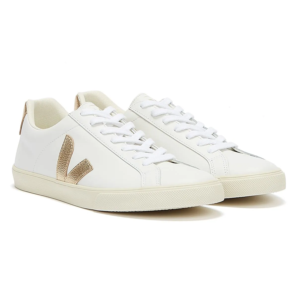 Veja Esplar Womens White / Platine Trainers