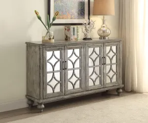 Velika Weathered Gray Console Table