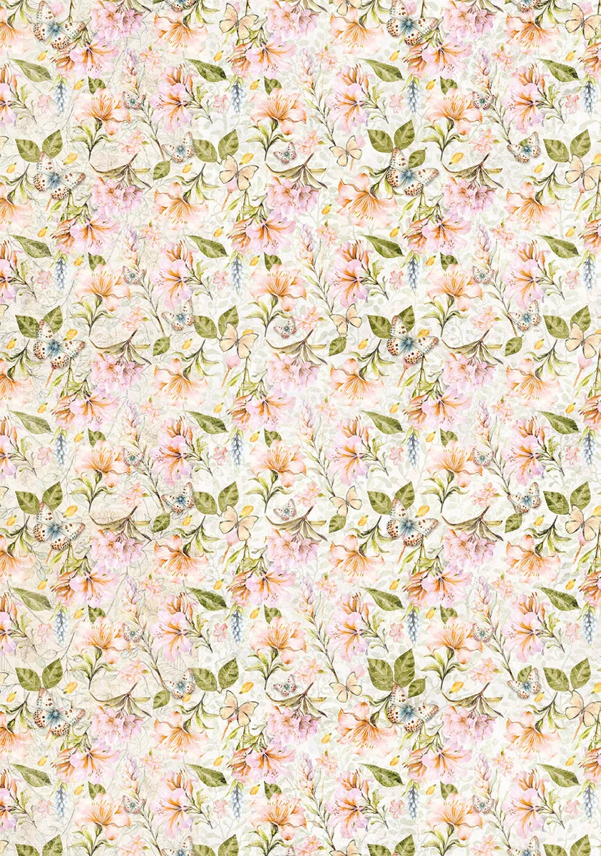 Vellum Flower Shop Paper Patterns A4 6/Pkg