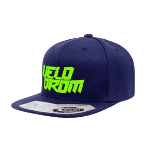 VELODROM RaceDay Cap - Navy/Fluor Green Logo