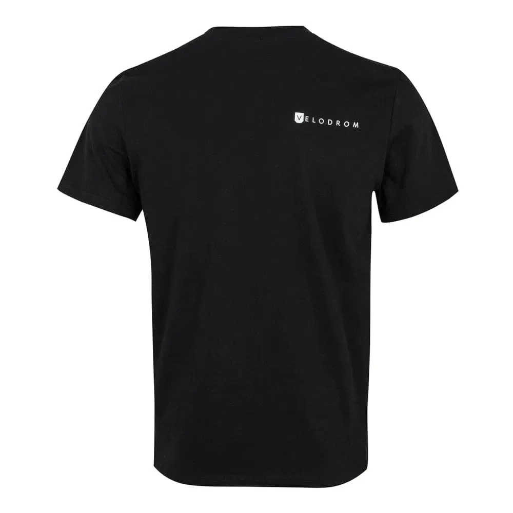 VELODROM Tshirt Pocket Collection - Black/Matt Rainbow