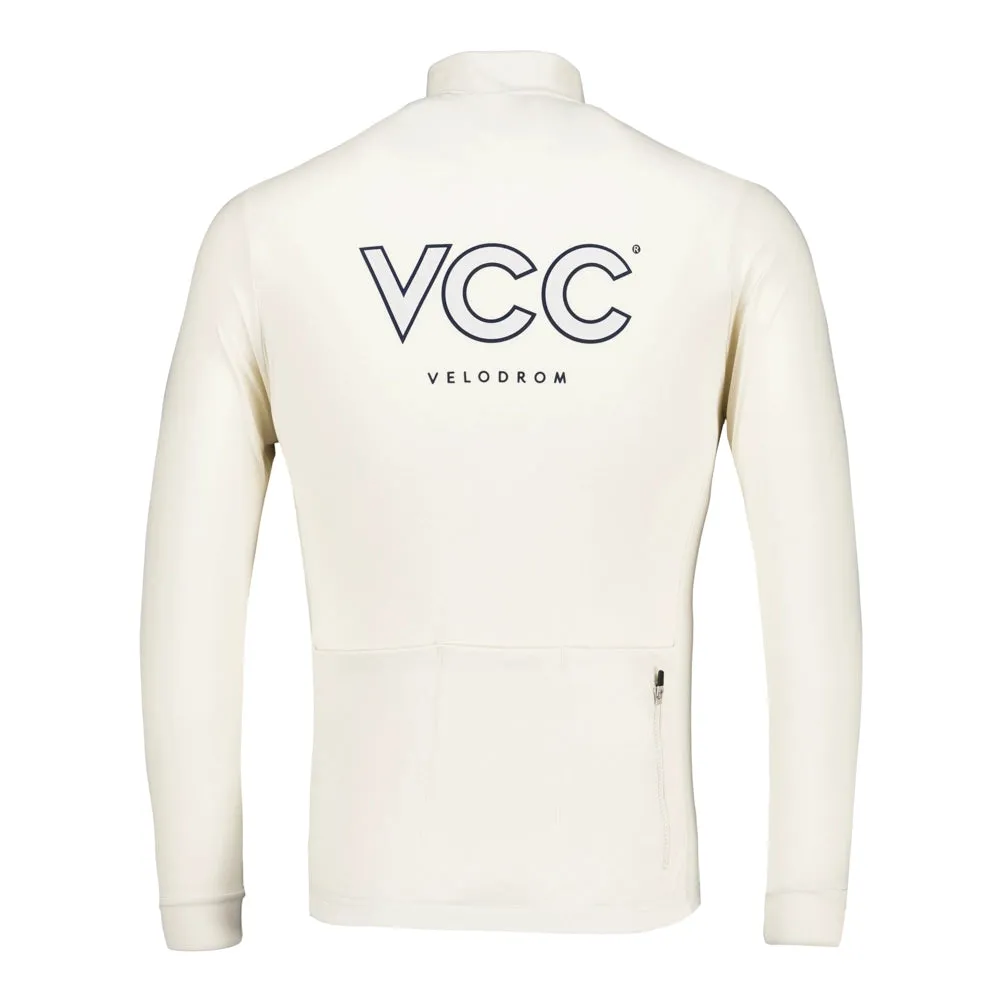 VELODROM VCC Thermal Long Sleeve Jersey AW23 - Classic Off White