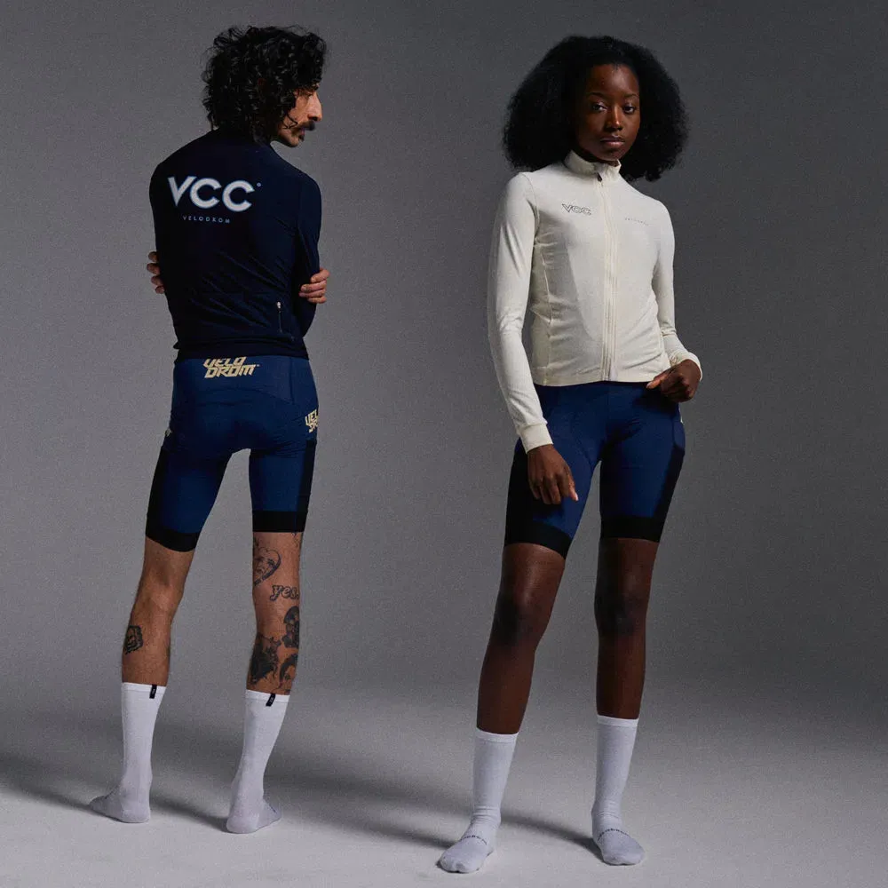 VELODROM VCC Thermal Long Sleeve Jersey AW23 - Classic Off White