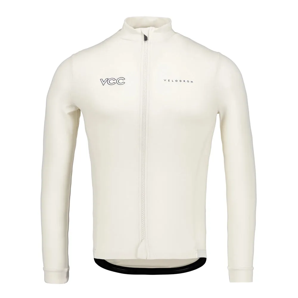 VELODROM VCC Thermal Long Sleeve Jersey AW23 - Classic Off White